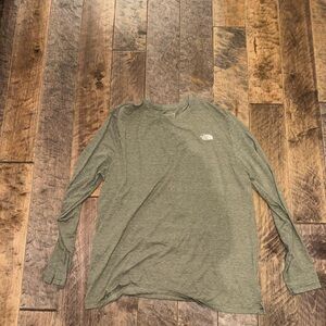 The North Face Olive Long Sleeve Tee